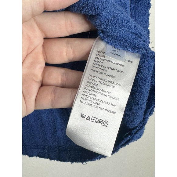 WE THE FREE Women's Long Sleeve Blue Henley Button Sweater Top Sz M - Picture 4 of 6